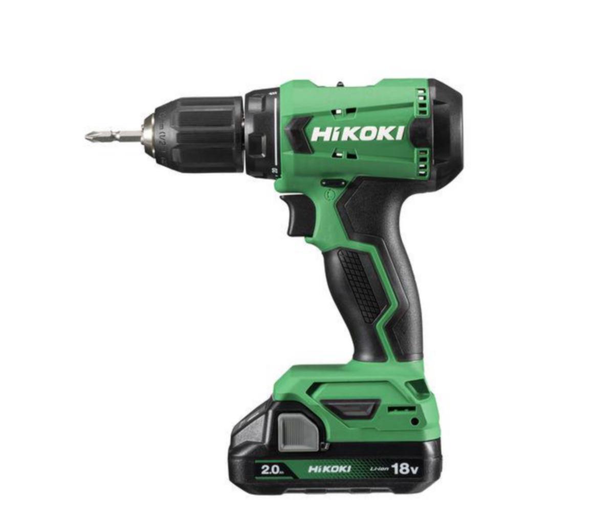 Cordless Drill HiKOKI DS18DA - DRIVER DRILL HIKOKI DS12DD 2X 2AH BATTERY AND CHARGER