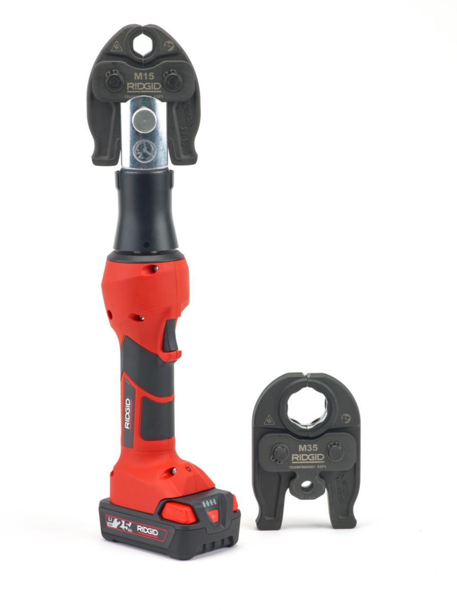 Pressmaskin Ridgid RP 219 - PRESSMASKIN RIDGID RP 219 KIT RP 219+BATT 18V 2.5AH+LADDARE