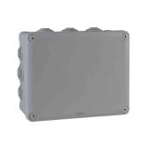 Junction box IP55 screw cover grey cable seal, Schneider