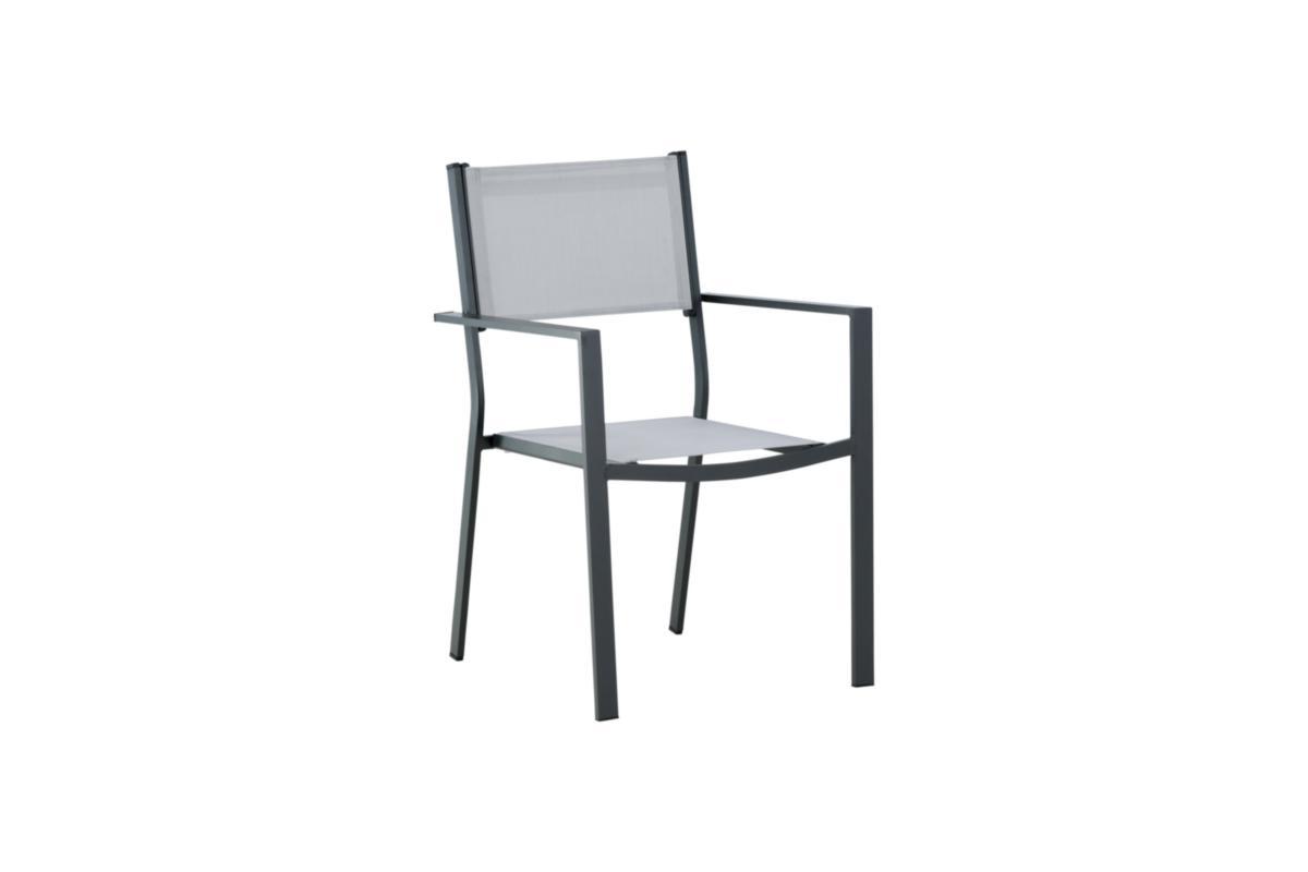 Matstol, karmstol, Copacabana - MATSTOL SVART/GRÅ 2-PACK COPACABANA VENTURE DESIGN