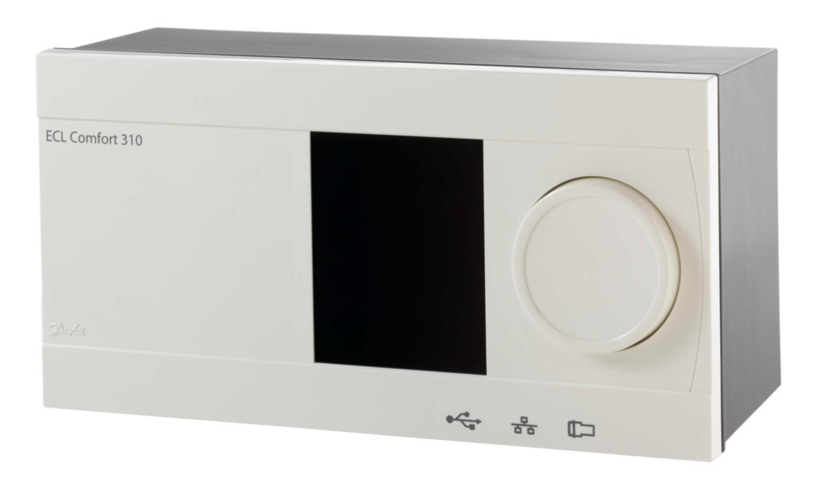 Regulator ECL Comfort 310 24V, Danfoss - REGULATOR ECL COMFORT 310 24V STYR T TRE KRETS UPPKOPPLBAR