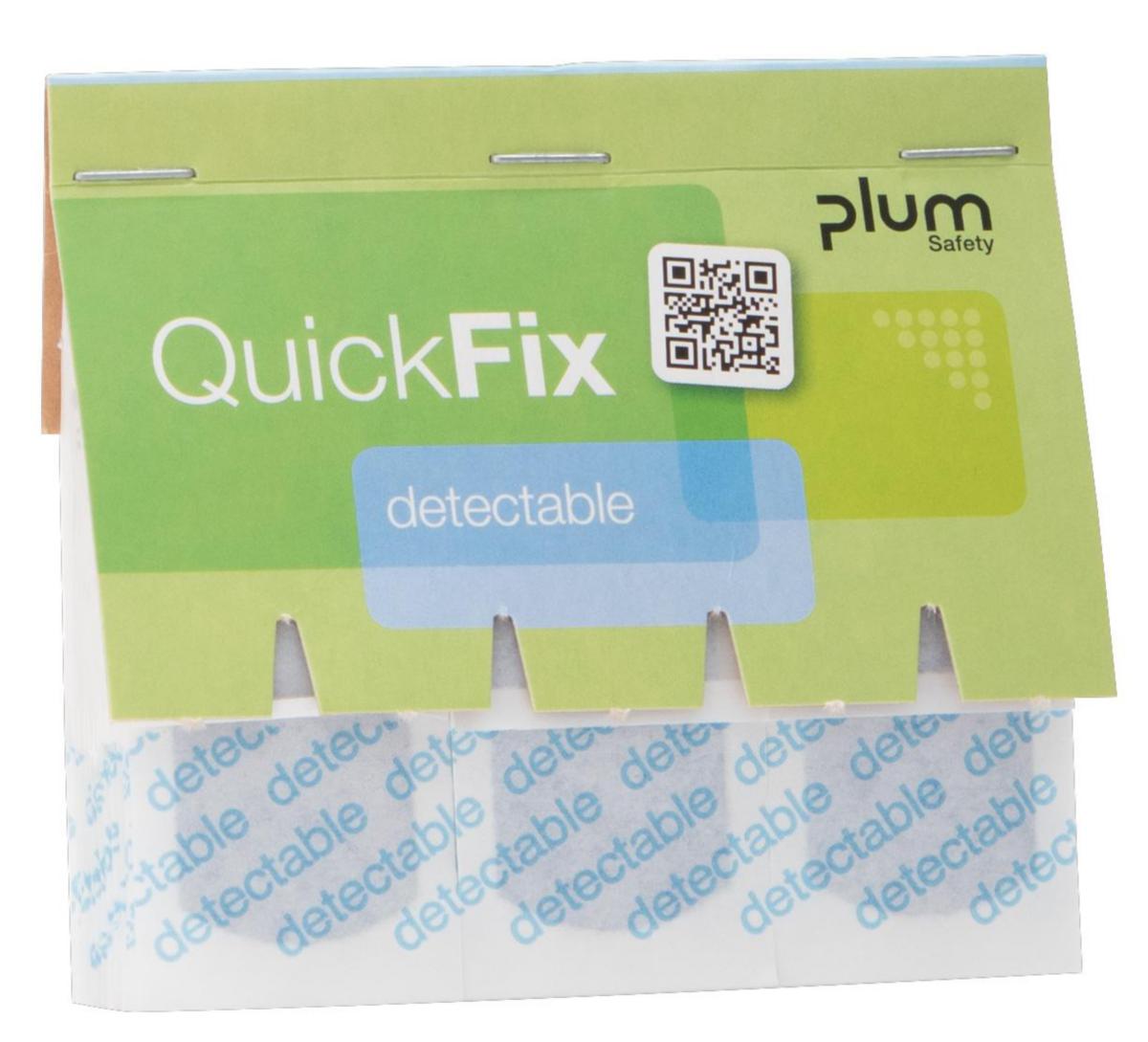 Plåster Plum Quickfix refill - PLÅSTER PLUM QUICKFIX 5513 DETECTABLE BLÅ,45 ST REFILL