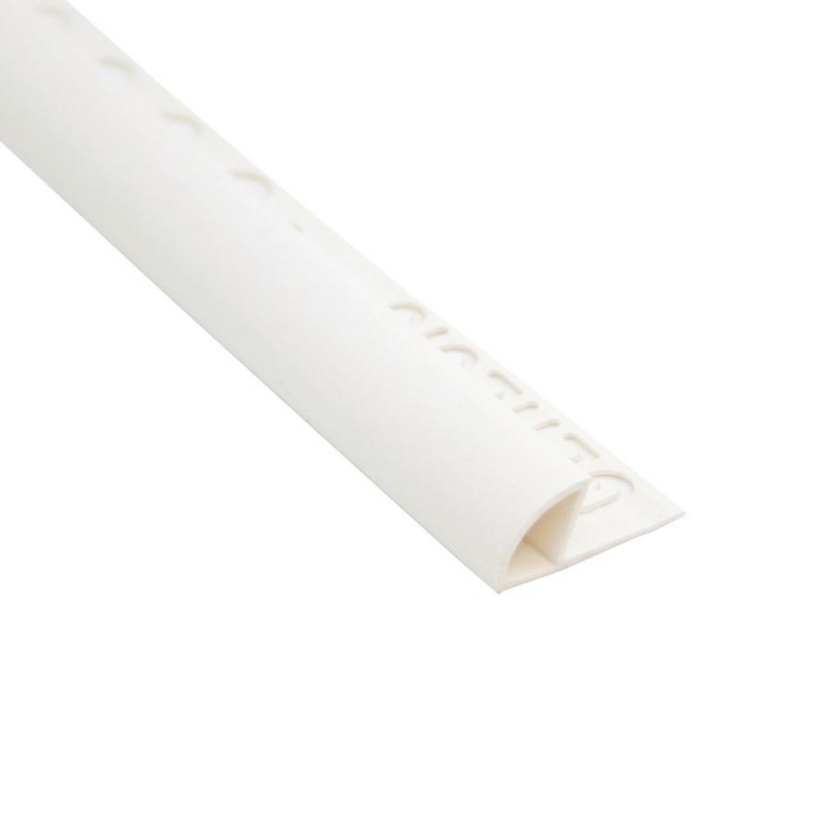Kakellist i plast - KAKELLIST 8 MM PLAST VIT L:2500 MM/ST