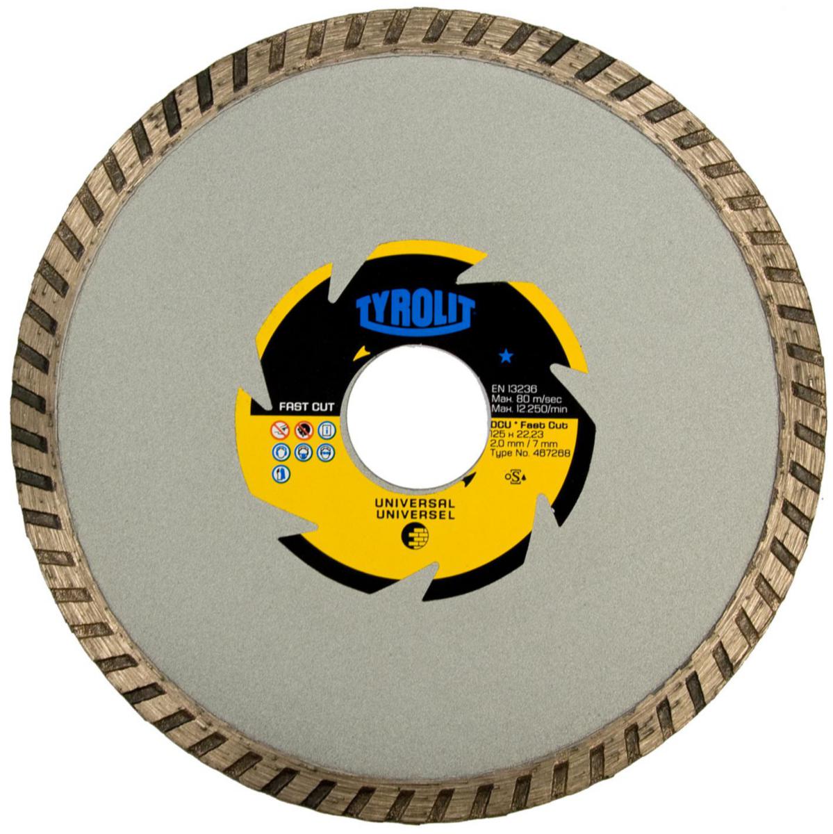 Diamantklinga Tyrolit Basic Universal Fast Cut - DIAMANTKLINGA TYROLIT BASIC 180x2,xX22,23 UNIV. FAST CUT
