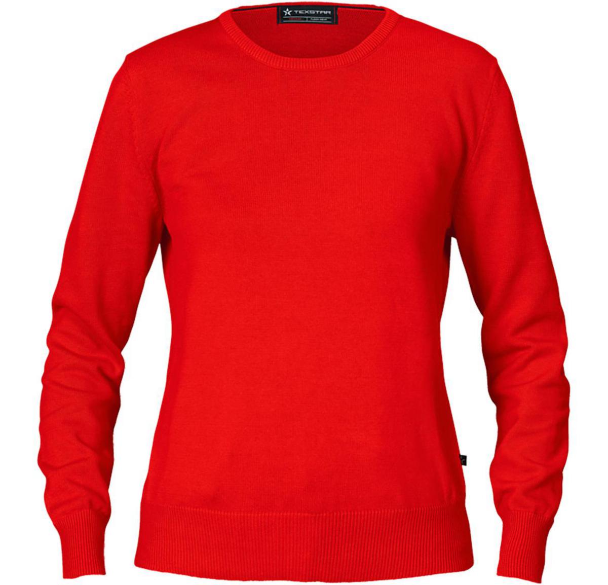 Pullover Texstar PW05 dam - PULLOVER TEXSTAR PW05 DAM RÖD STL XS