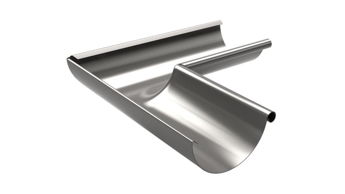 Rännvinkel Inner 125 90° Alu, Plannja - RÄNNVINKEL ALU INNER 125-90GR MÖRKSILVER 15 PLANNJA