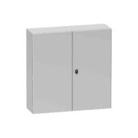 Wall-mounted cabinet with double door, IP55, Schneider