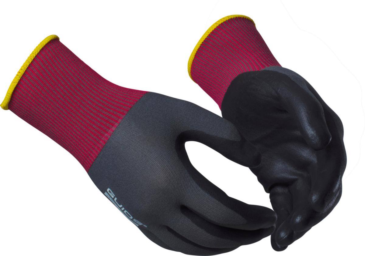 Assembly Glove Guide 9501 - GLOVE GUIDE 9501 NITRILE COATED OIL GRIP TOUCH SIZE 5
