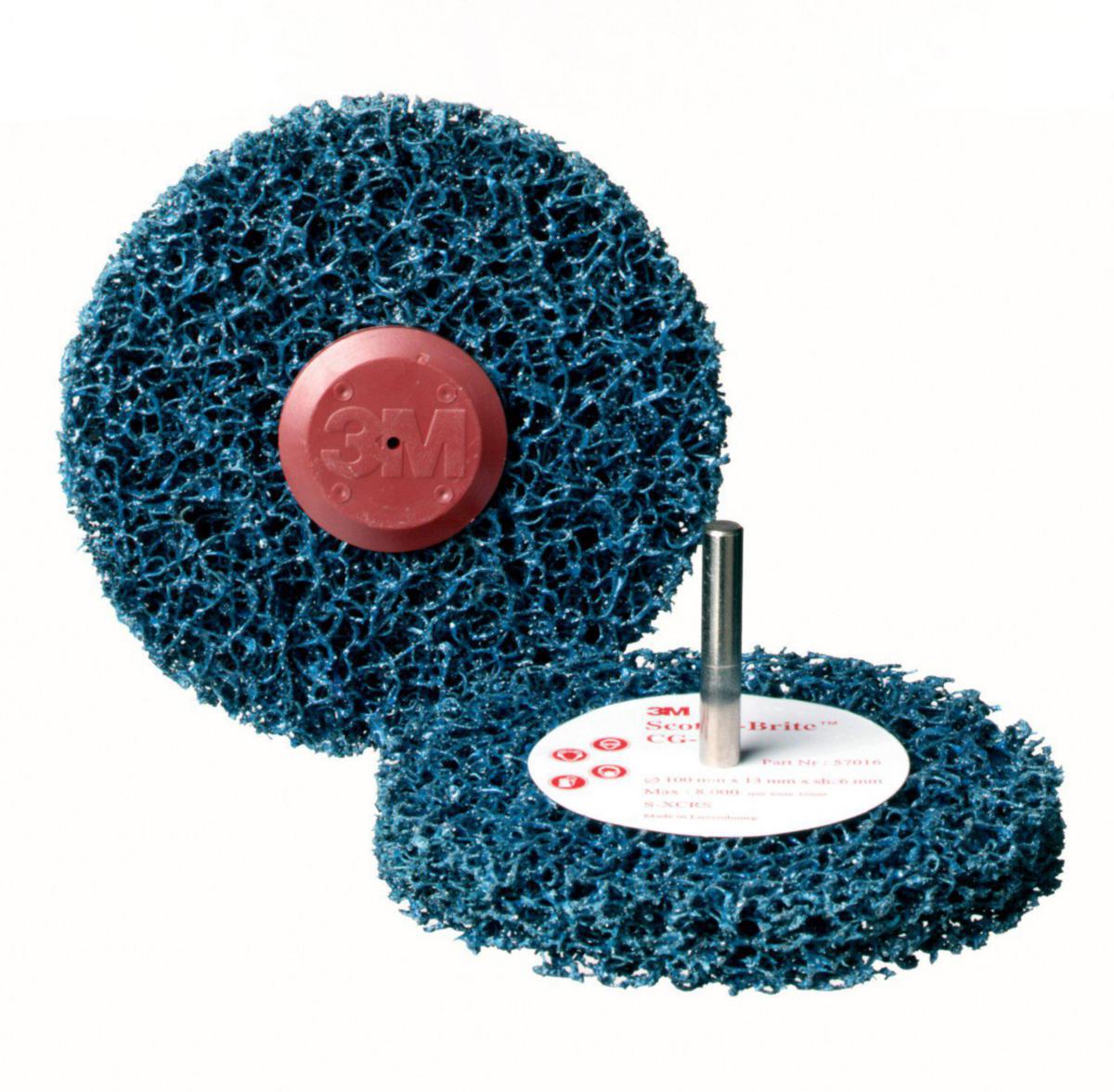 Grovrengöringsrondell 3M Scotch-Brite GP Blue - GROVRENGÖRINGSRONDELL 3M GP BLUE CG-ZS 75X13X6MM