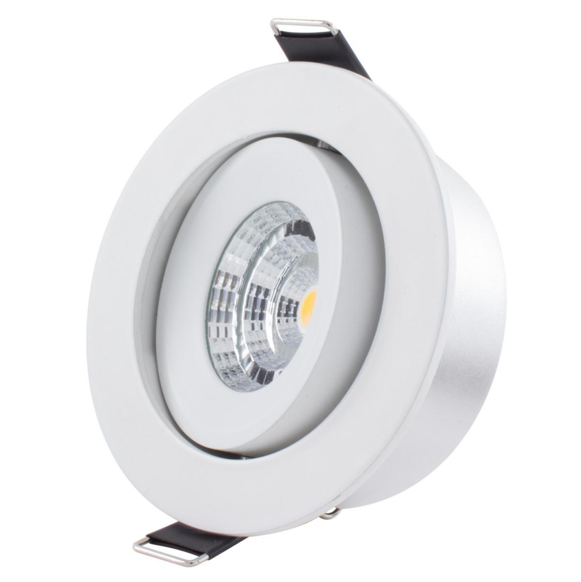 Downlight LED P-007MW, Designlight - DOWNL TILT 6,8W 3000K,WHITE,