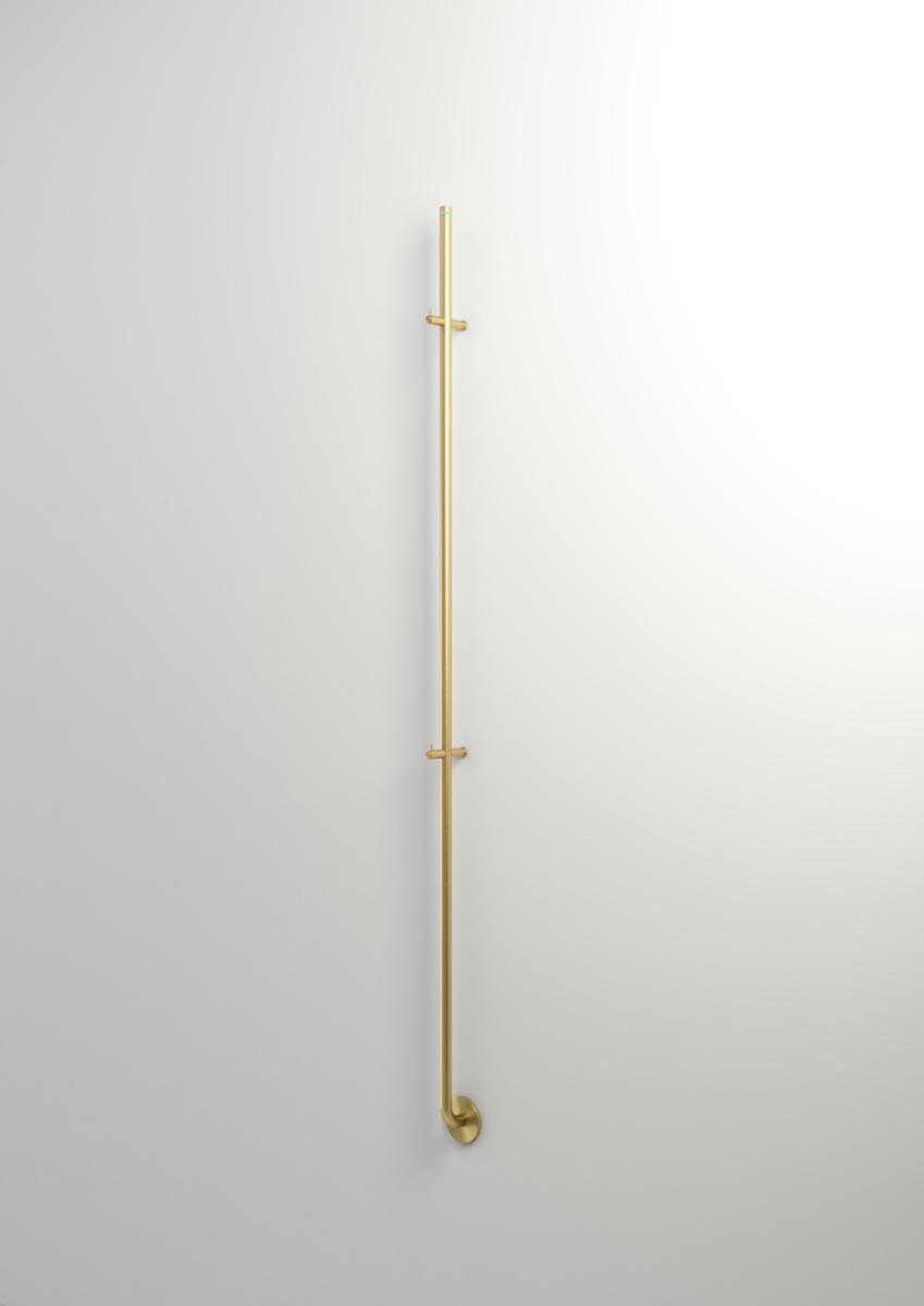 Handdukstork LINE, INR - INR HANDDUKSTORK LINE 22X95X1750MM, BRUSHED BRASS