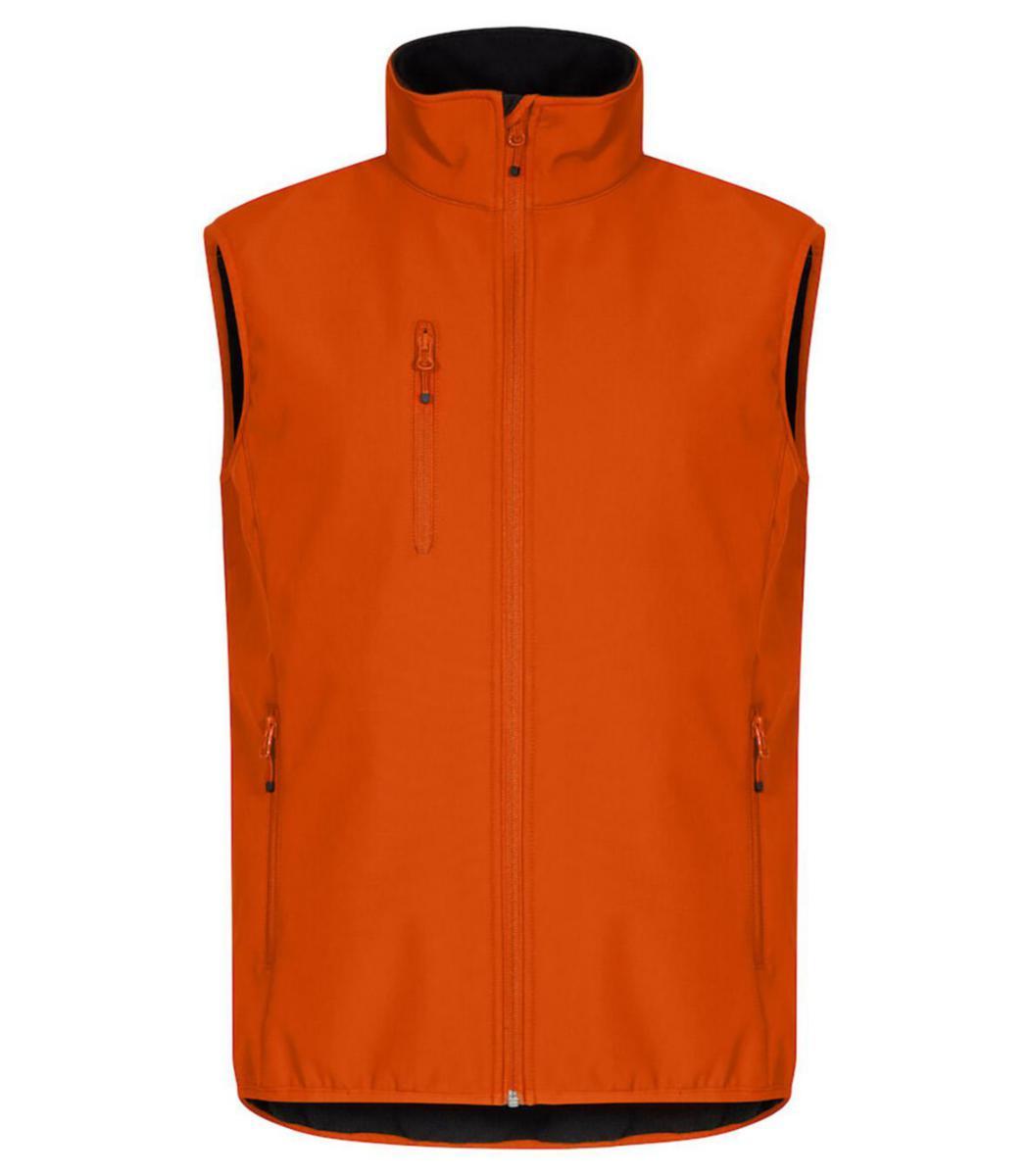 Väst Clique 0200911 Classic Softshell - VÄST CLIQUE 0200911 CLASSIC SOFTSHELL ORANGE STL S