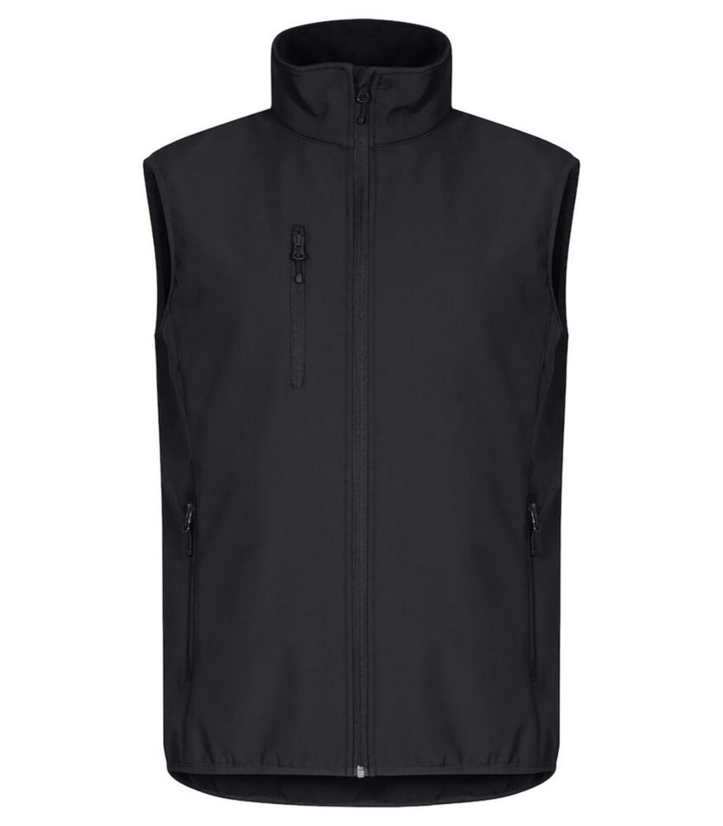 Väst Clique 0200911 Classic Softshell - VÄST CLIQUE 0200911 CLASSIC SOFTSHELL SVART STL M