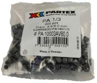 Cable markers PA 1/3 grey 200-bag