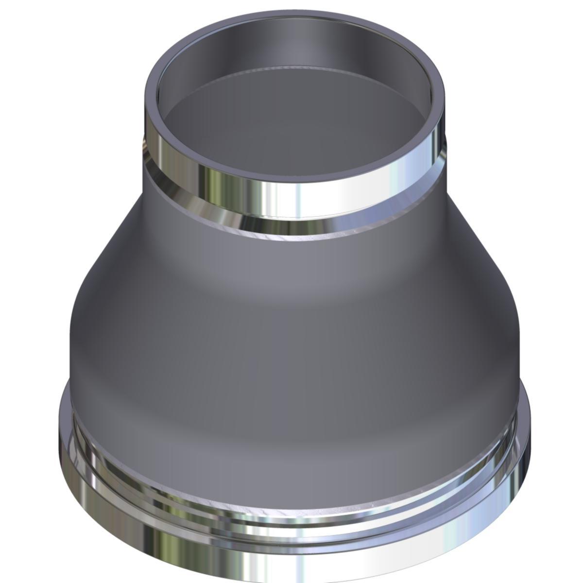 Reduction type K10 Gj FZV, Alvenius - REDUCE K10 102/48 GJ FZV ALVENIUS L=128MM PN40 ANSATS