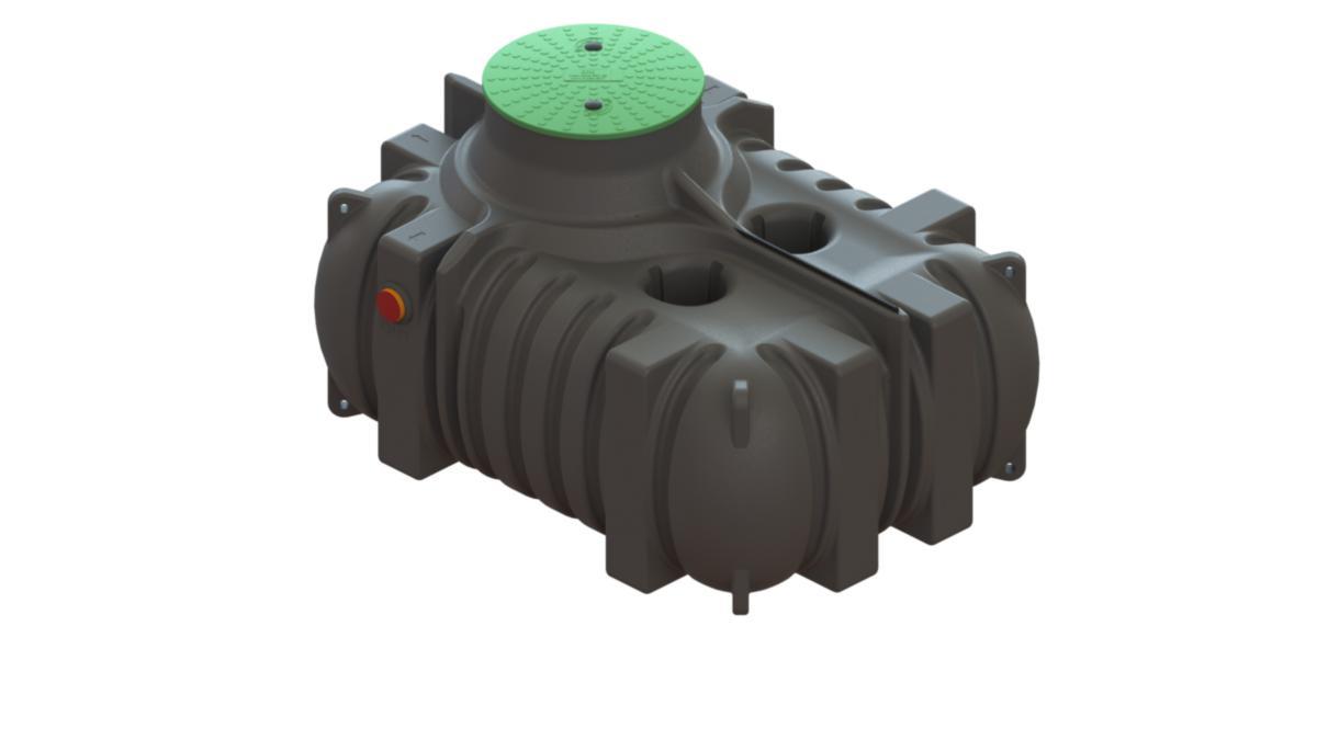 Slamavskiljare BDTKL 3-kammare 2200L RM, Cipax - SLAMAVSKILJARE 3-KAMMARBRUNN 2200 L, RM, CIPAX