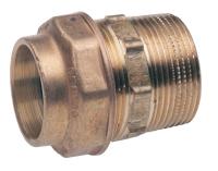 Coupler, Beulco 77012, straight ext thread