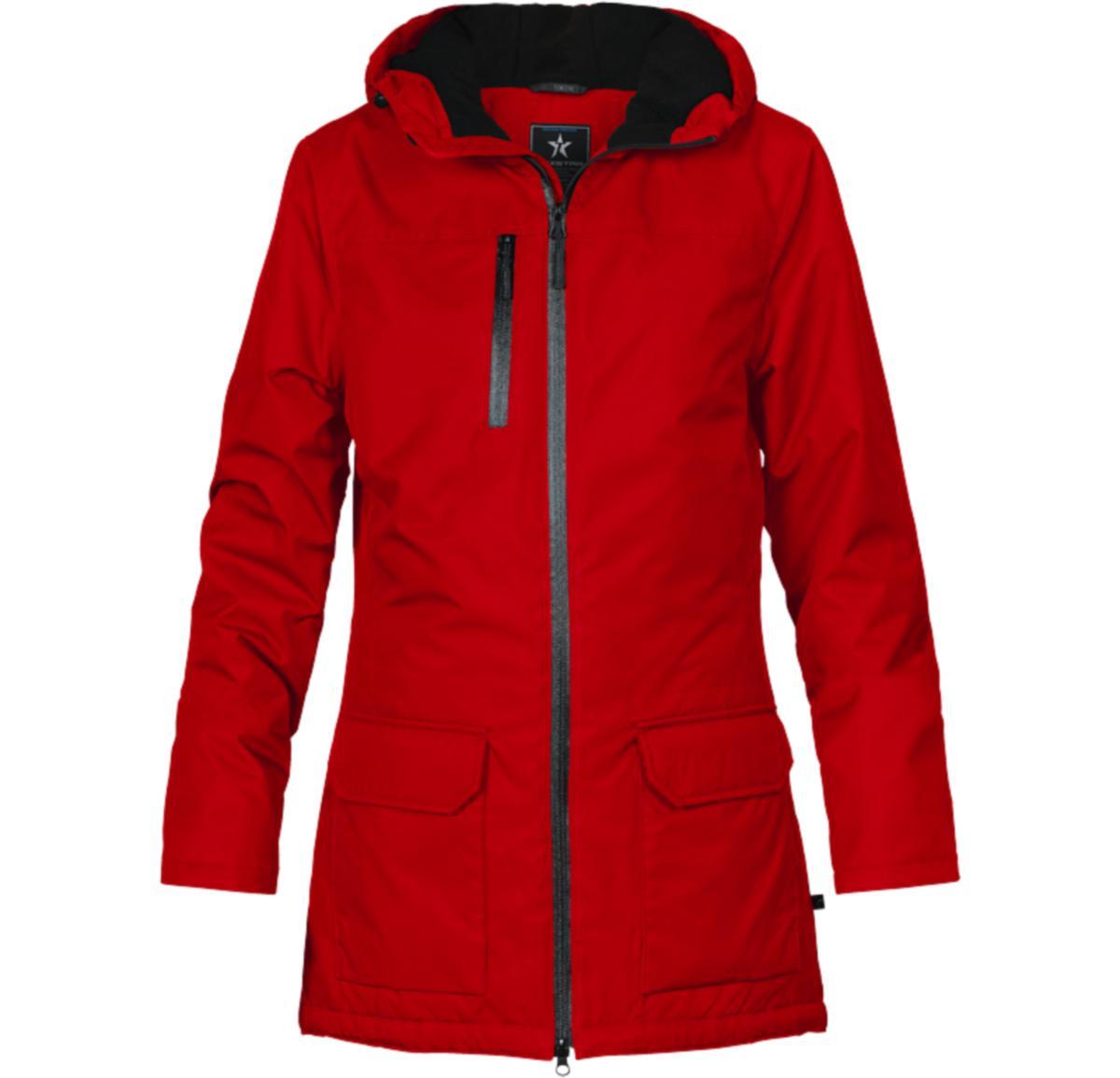 Vinterparkas Texstar WJ65 Dam - VINTERPARKAS TEXSTAR WJ65 DAM RÖD STL XL