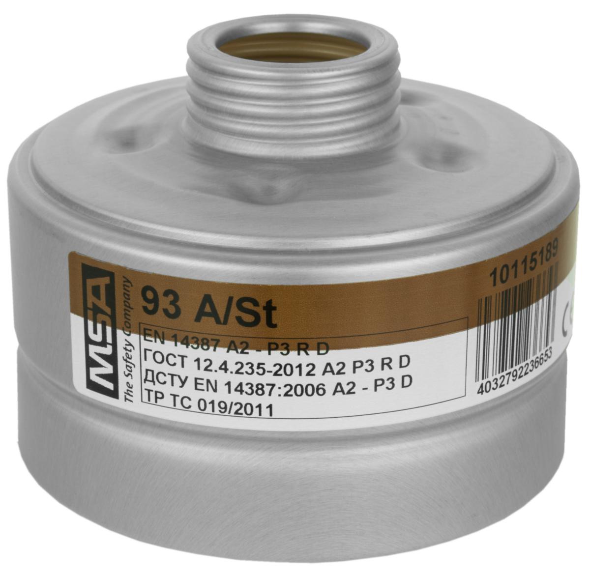 Filter MSA för helmask - KOMBINATIONSFILTER MSA 93A/P3 10115189