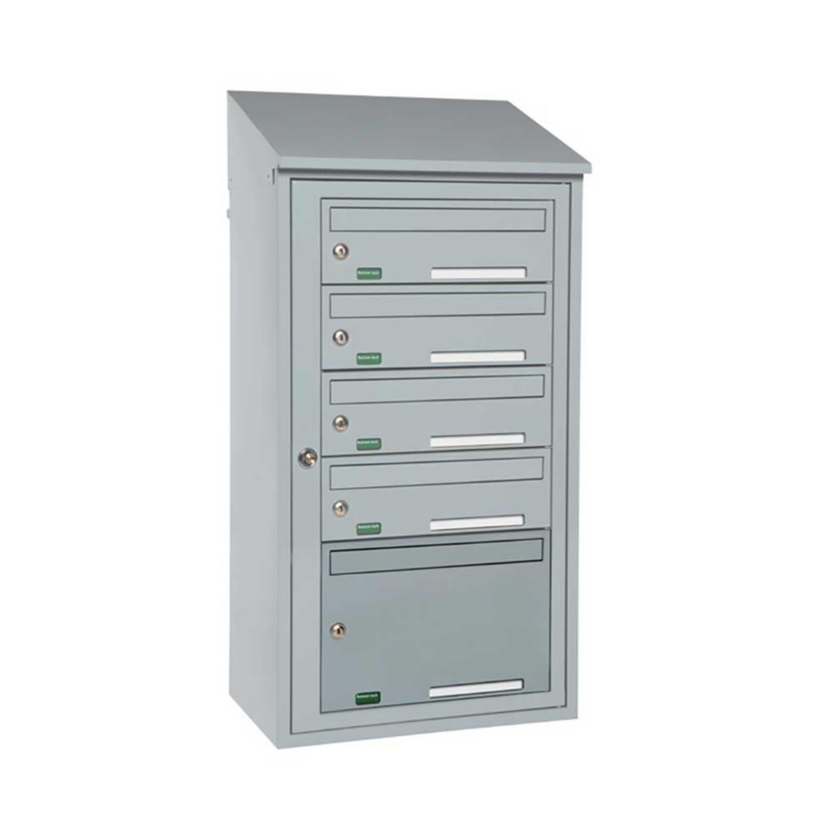 Dubbellucka Svenskboxen - DUBBELLUCKA KOMPAKT 10 MM INKAST SILVER