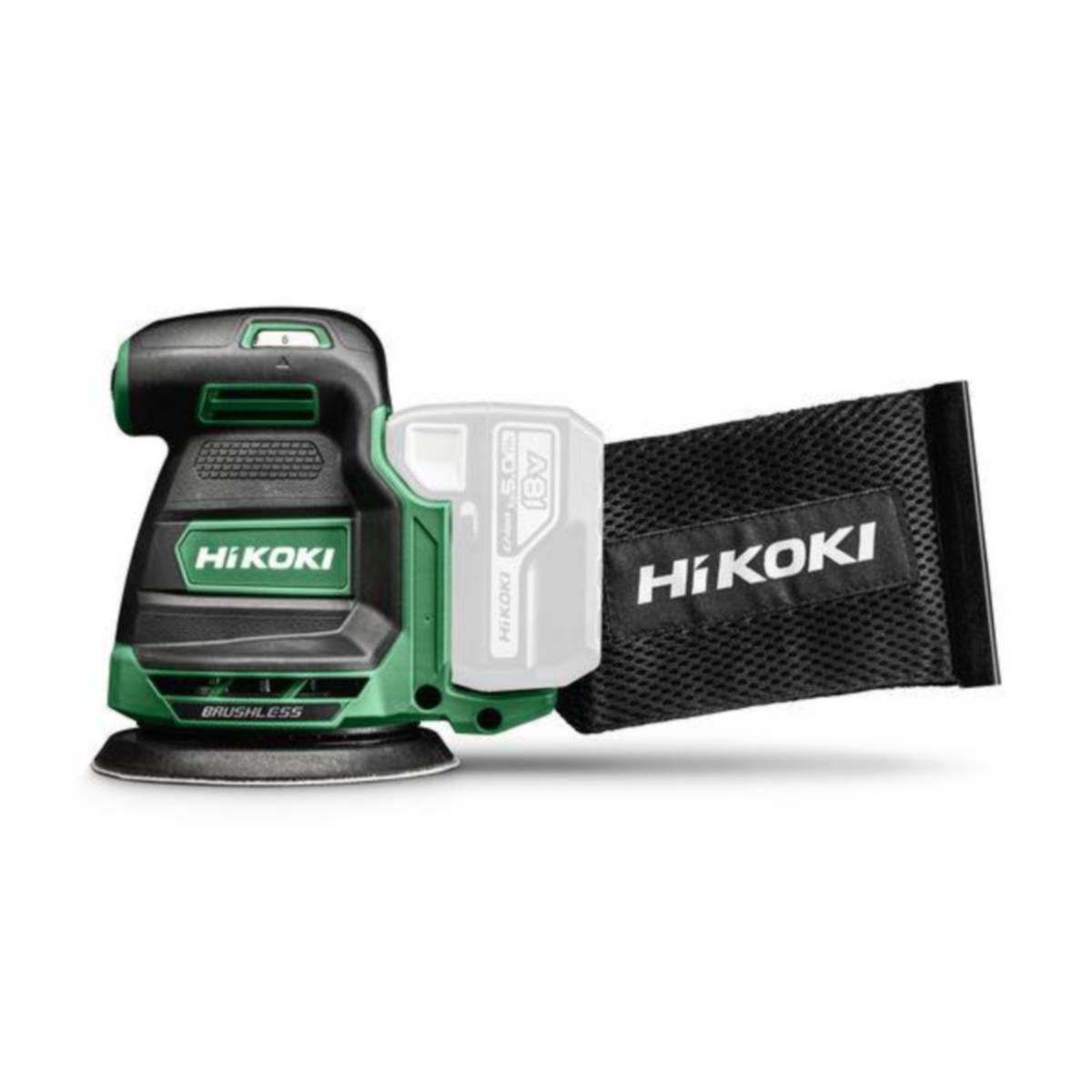 Excenterslipmaskin HiKOKI SV1813DA SOLO - EXCENTERSLIP HIKOKI SV1813DA 18V SOLO