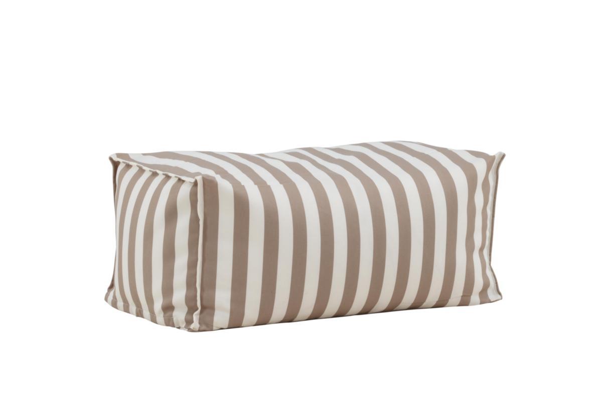 Fotpall/Sittpuff, Redang Ottoman - FOTPALL VIT/BEIGE RANDIG REDANG OTTOMAN VENTURE DESIGN