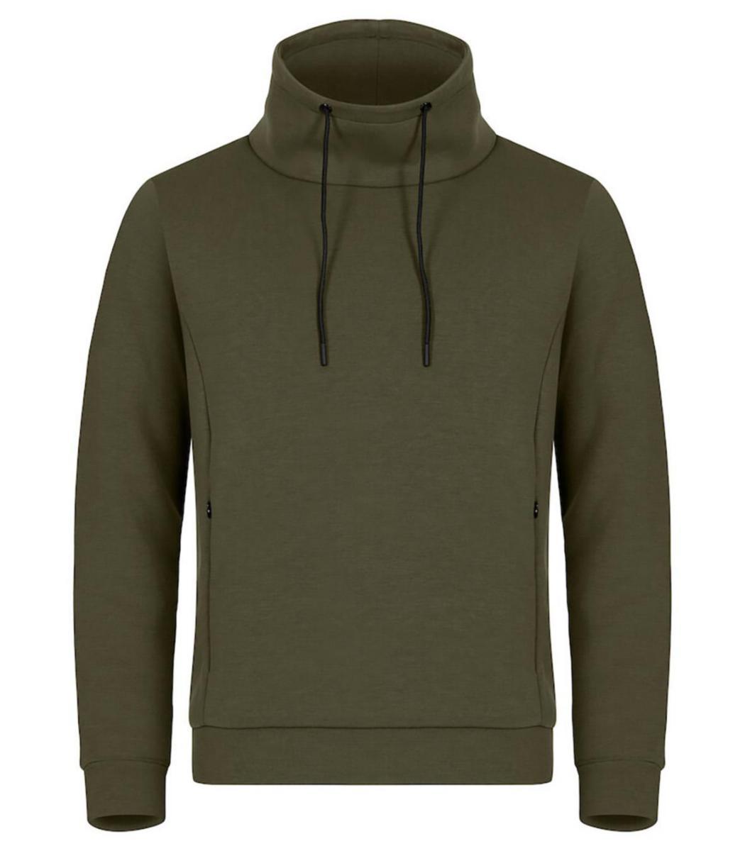 Sweatshirt Clique Hobart 021022 - SWEATSHIRT M HÖG KRAGE CLIQUE HOBART GRÖN M