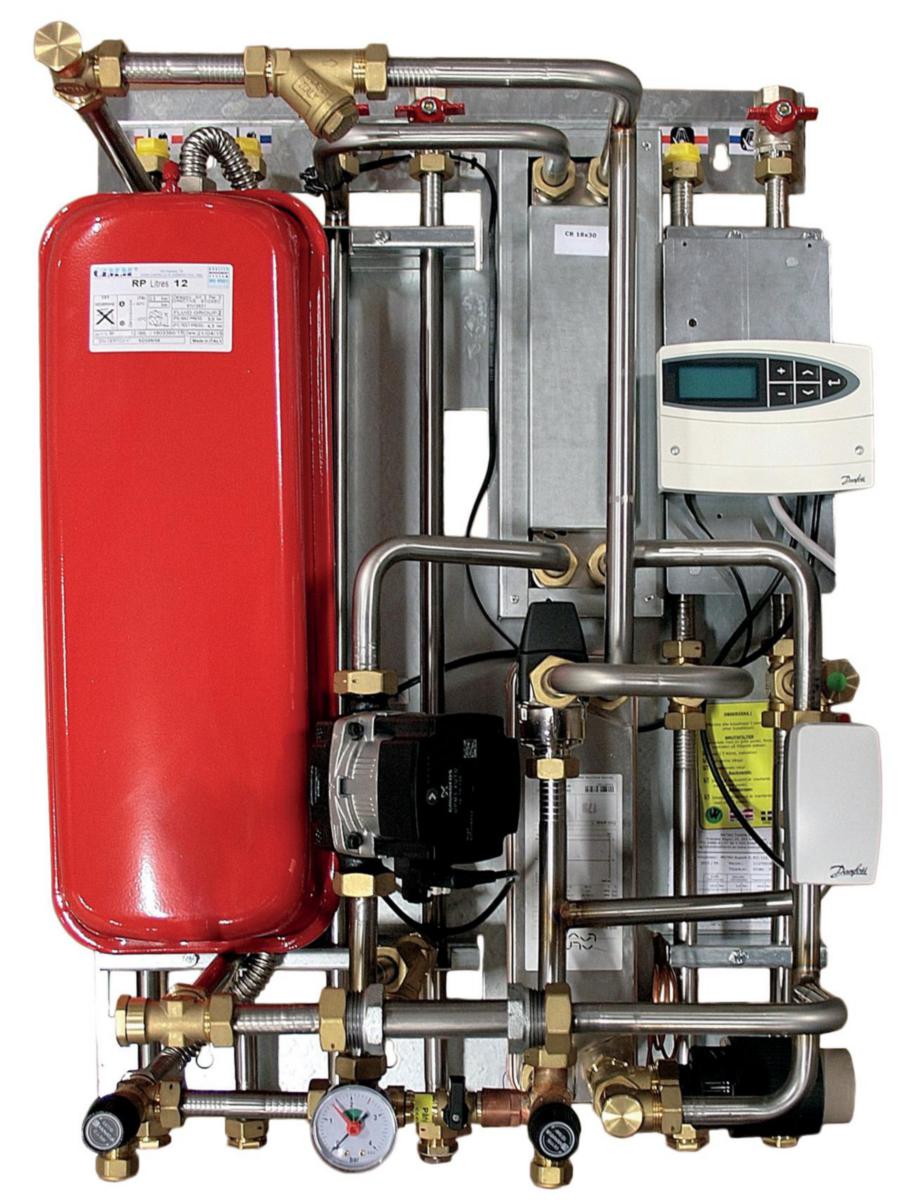 Fjärrvärmecentral Metro Suberb D, Metro Therm - METRO SUPERB D FJÄRRVÄRMECENT. 22 KW V, 50 KW VV, ECL110, OIS