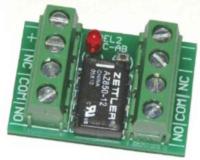 Relay card REL-2 12/24V 2-pole, Teletec