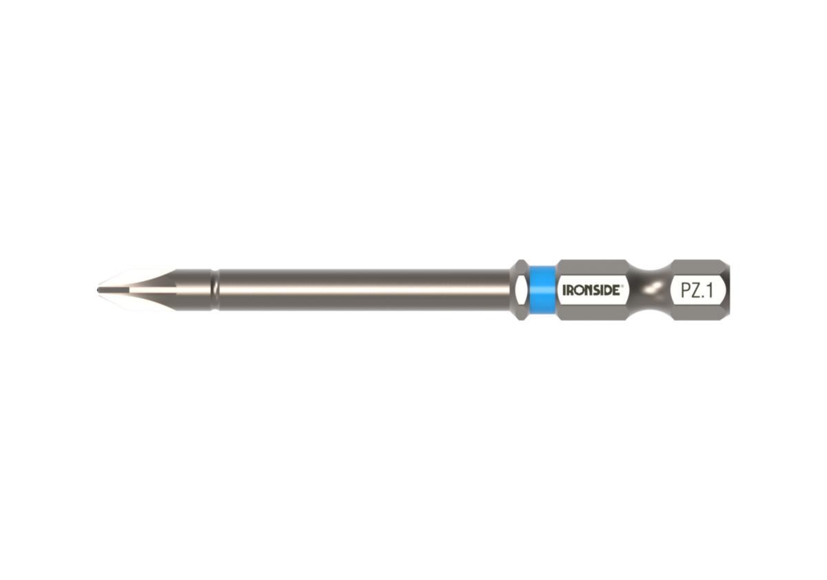 Bits Ironside for Pozidriv cross slot, long - IRONSIDE PZ1 BITS 2-PACK LENGTH 75MM 201678