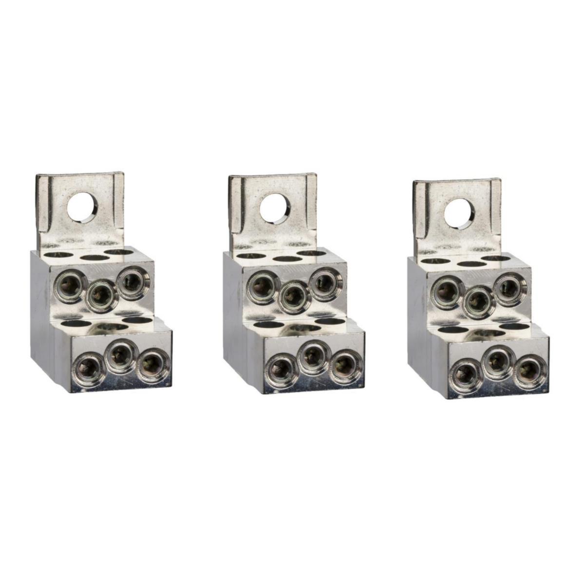 Cable bracket NS - 3 CONNECTORS 6X 1.5-35MM*2 LV429248