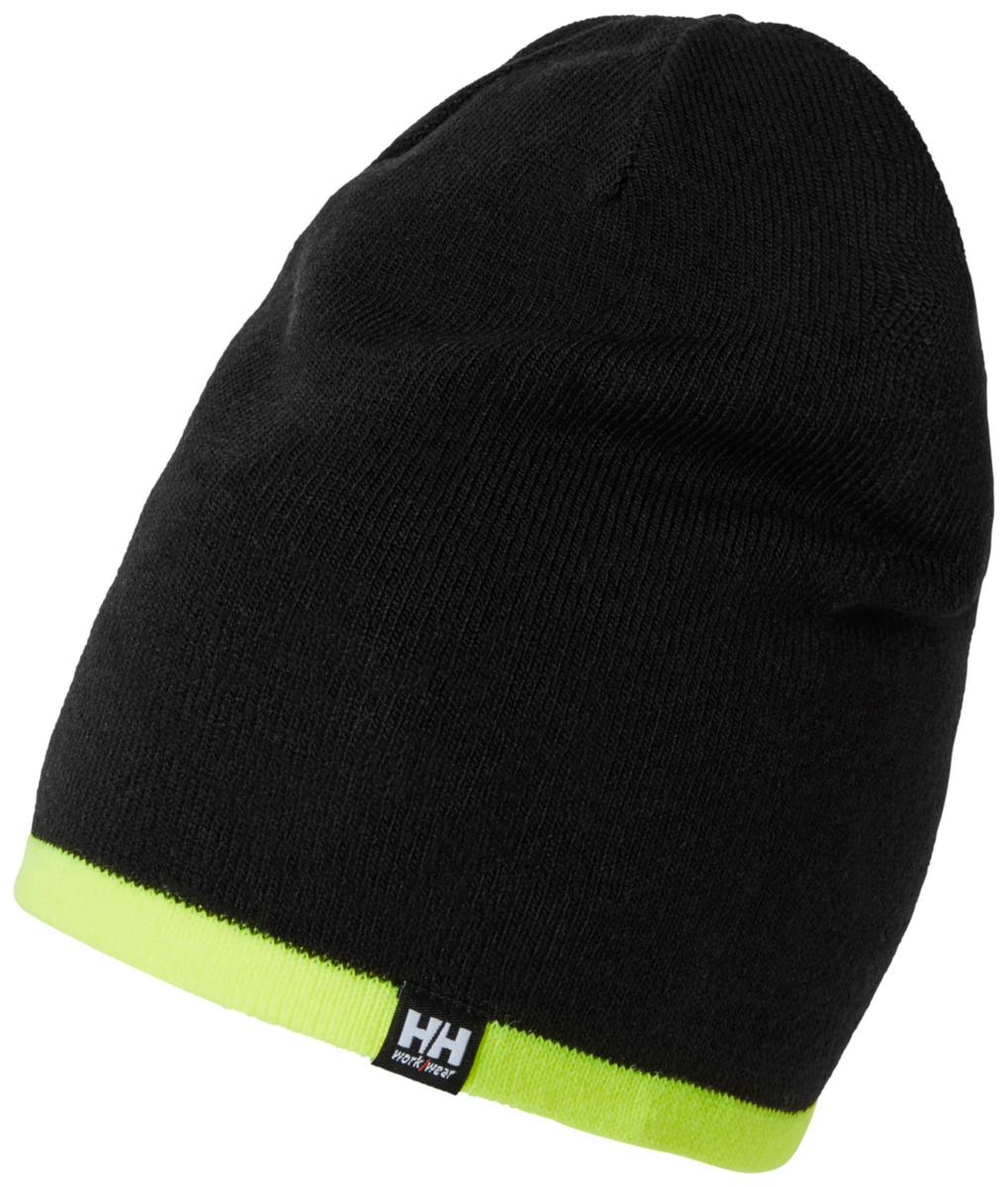Mössa Helly Hansen Manchester 79883 - MÖSSA HH 79883-993 SVART /GUL CLASSIC BEANIE