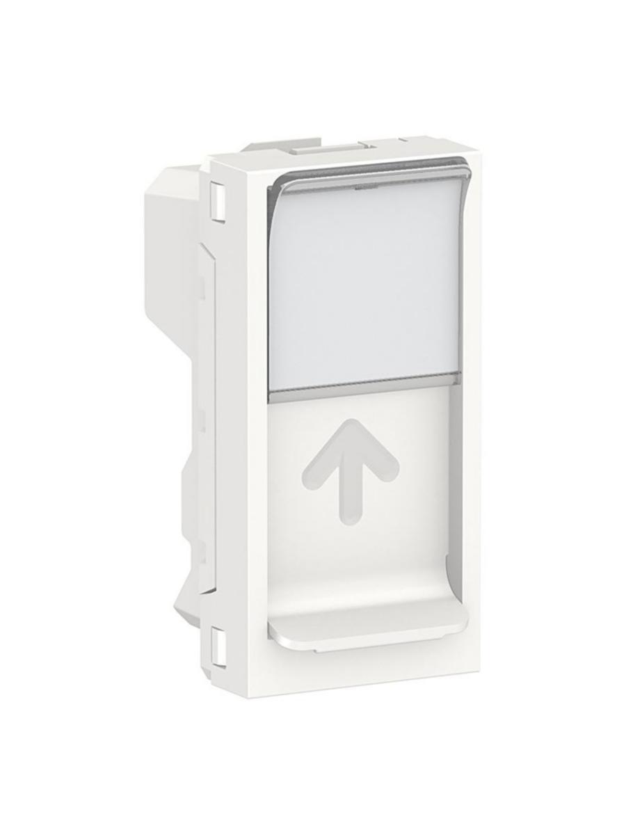RJ45 Universal, AMP Keystone Unica+ - DATABRICKA TOM VIT KEYST ENKEL NU946018