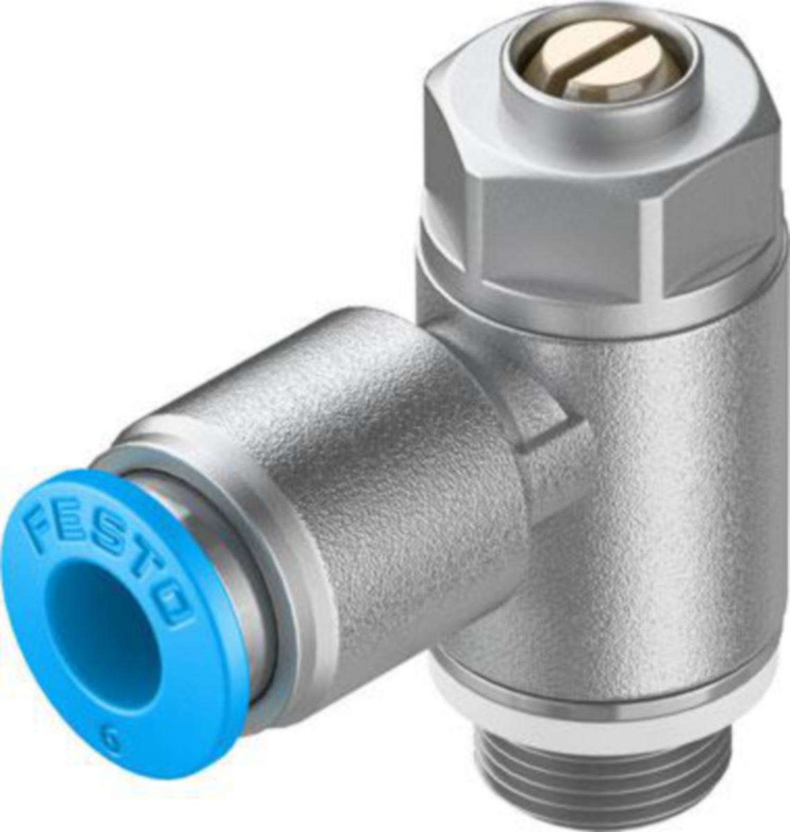 ONE-WAY FLOW CONTROL VALVE GRLA - ONE-WAY FLOW CONTROL VALVE FESTO GRLA-1/8-QS-6-D