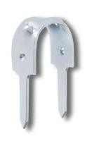 Letti staples Electro-galvanised zinc. With two legs for flex tubes