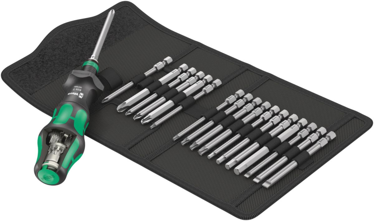 Bit Set Wera Turbo 1 - WERA TURBO 1 BITS SET KRAFTFORM COMPACT 19-PIECE SET