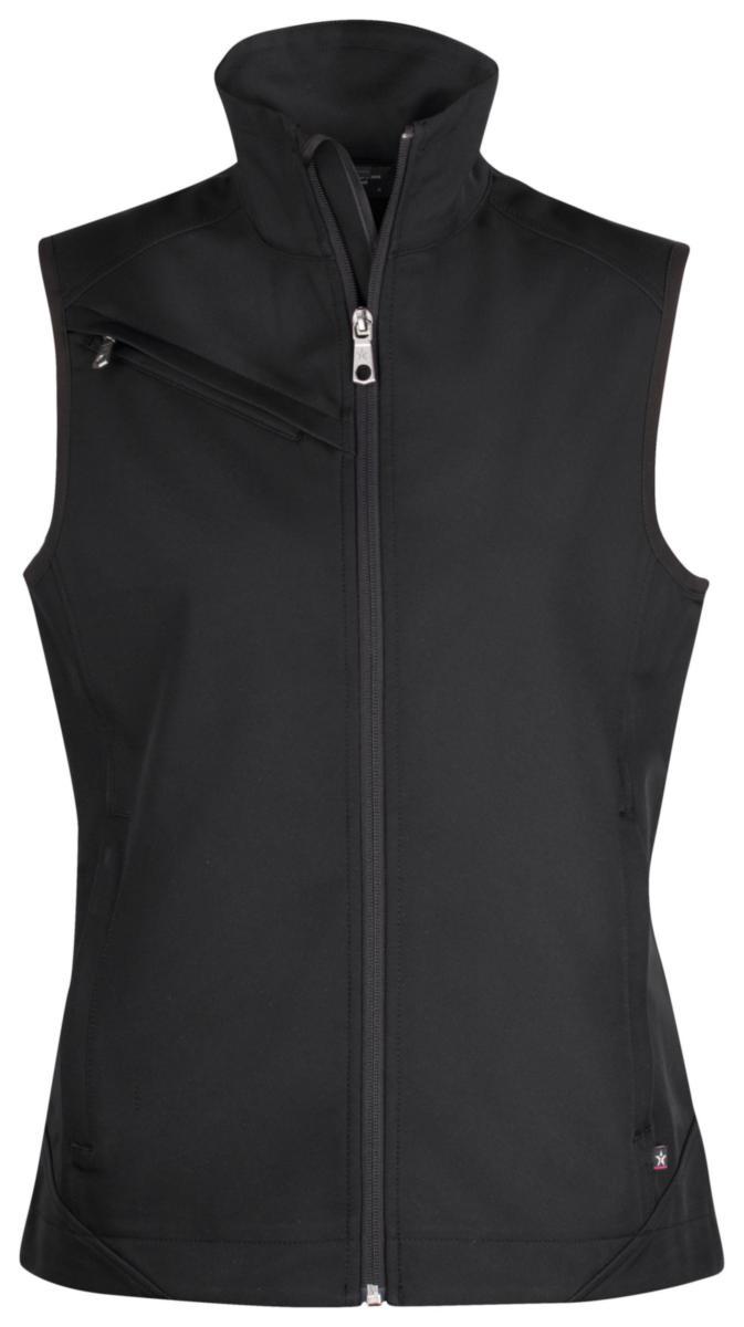 Softshellväst Texstar WV79 dam - VÄST SOFTSHELL TEXSTAR WV79 DAM SVART M
