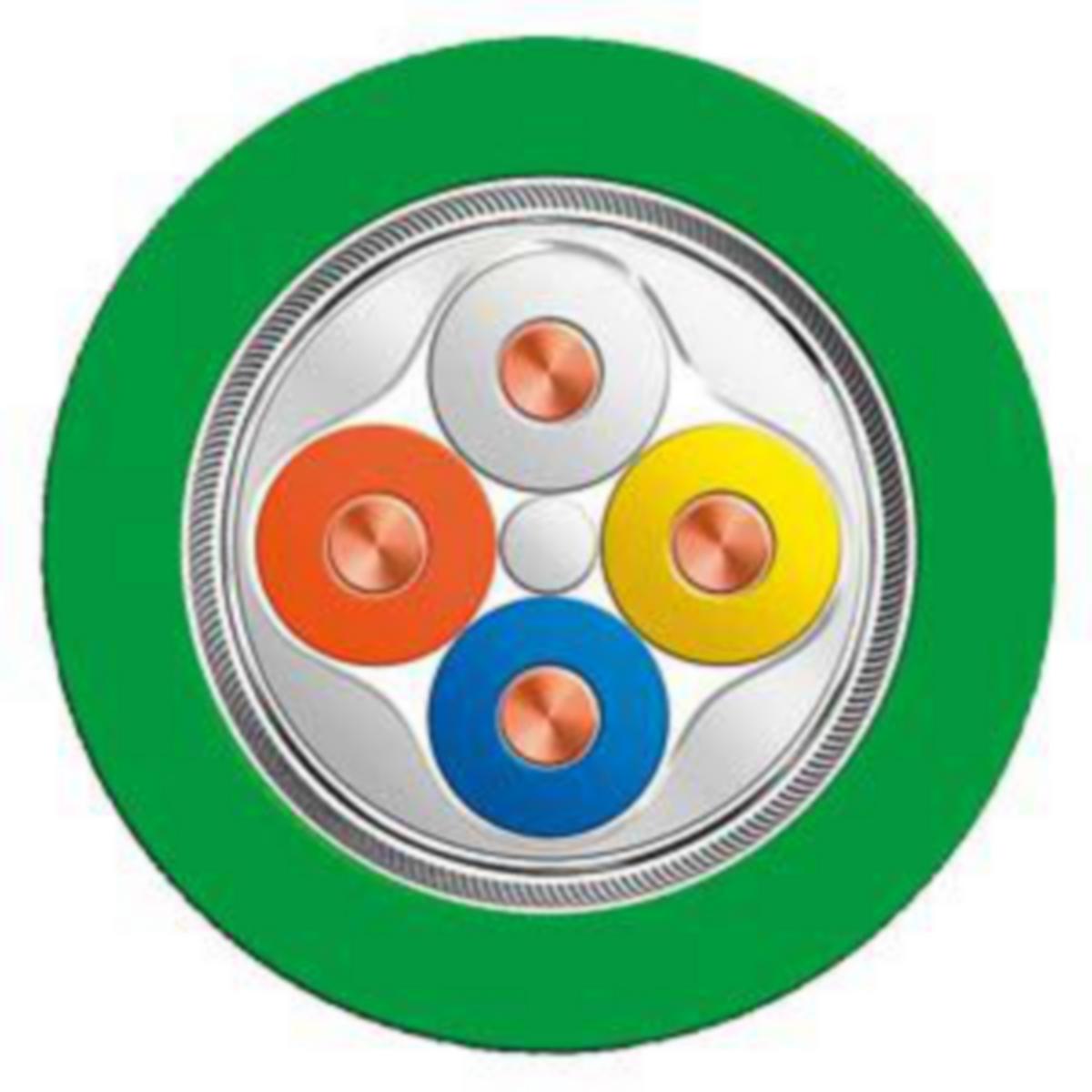 Simatic NET 2x2 Cat5 SF/UTP standard, Siemens - IE-KABEL FC STD PVC PROFINET (*0) 6XV1840-2AH10