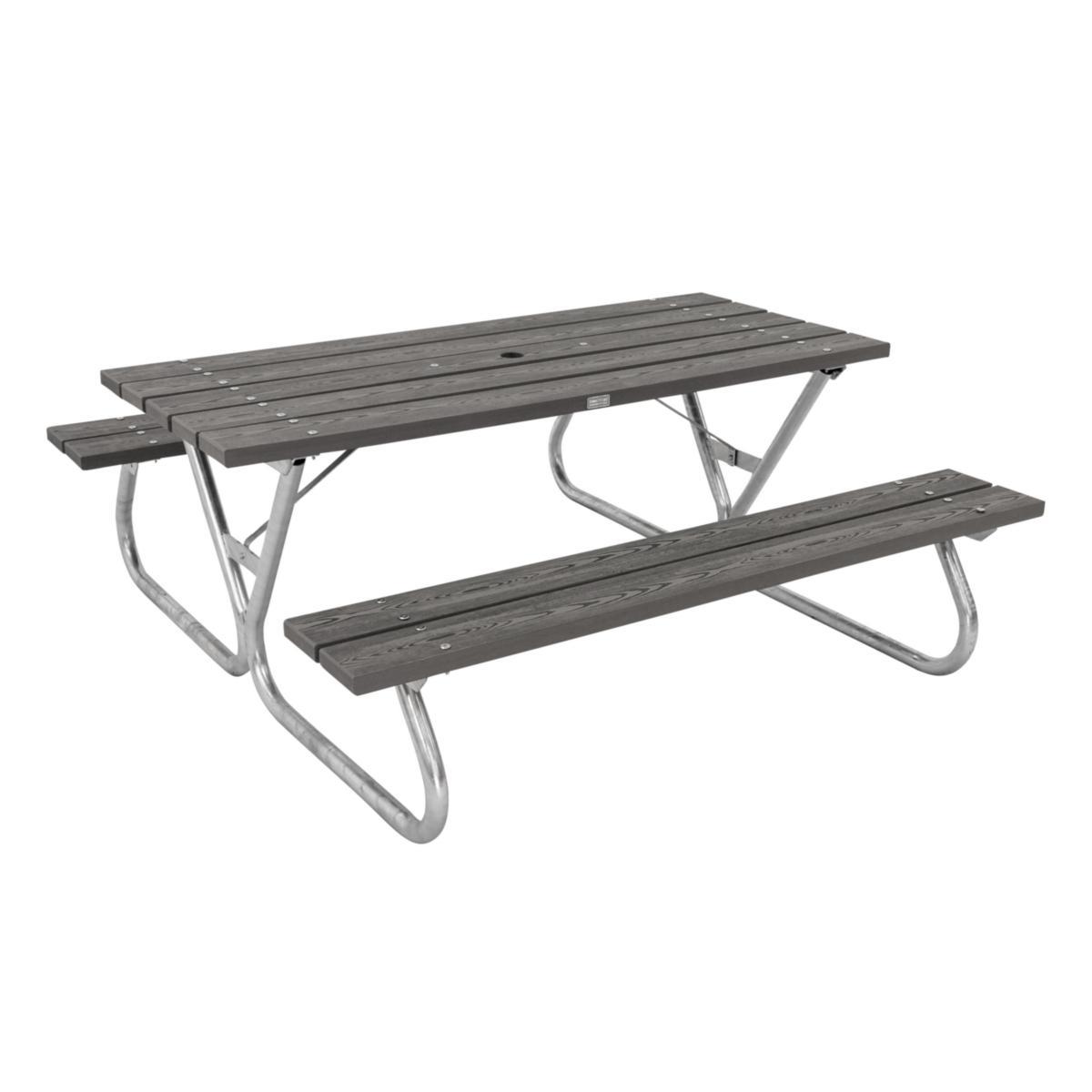 Bänkbord, 180 cm, komposit, Robust - BÄNKBORD ROBUST 180 CM GRÅ KOMPOSIT