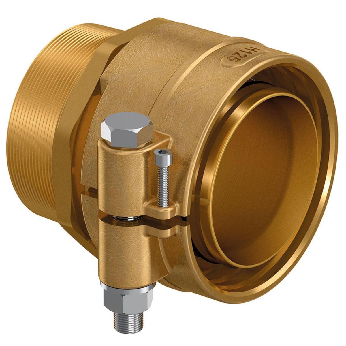 Koppling utvändig gänga PN6, Ecoflex - 125X11.4-R4 KOPPLING ECOFLEX PN6 UTV. GÄNGA-KLÄMHYLSA