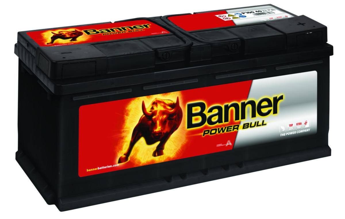Startbatteri Banner Power Bull - STARTBATTERI 12V 100AH BANNER PB P10040