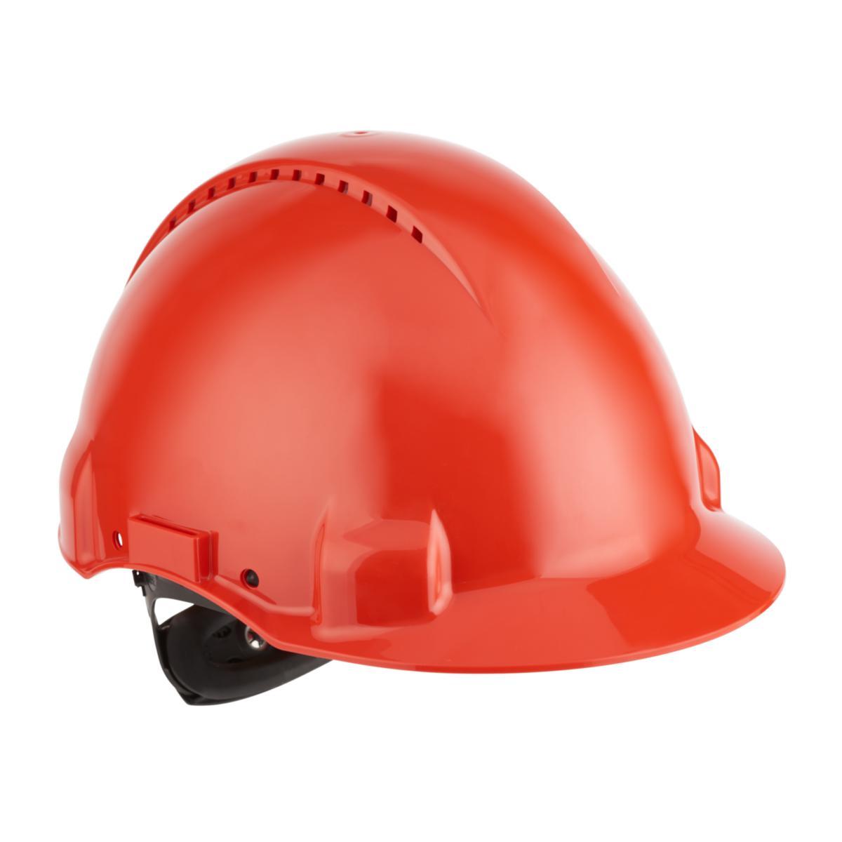 Skyddshjälm 3M Peltor G3000 Uvicator - SKYDDSHJÄLM 3M G3000 UVICATOR RÖD RATT-INR. UTAN HAKBAND