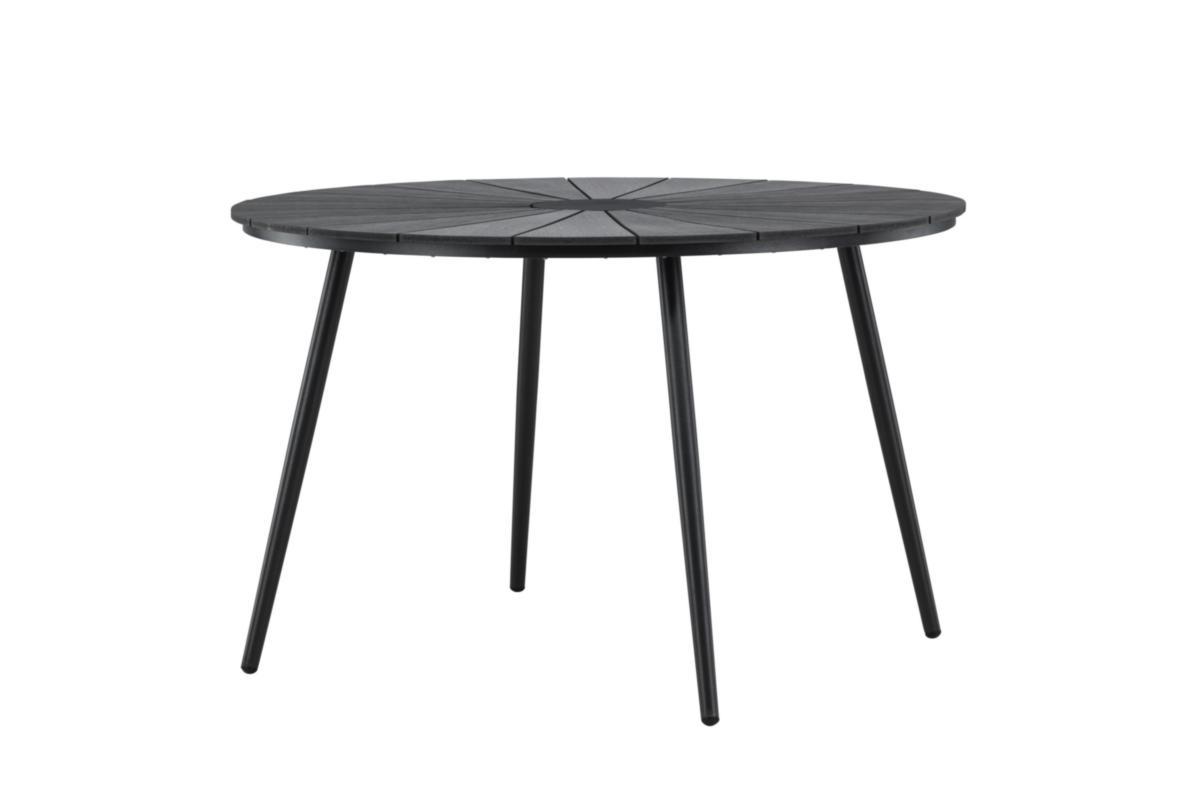 Matbord, runt, San Vito - MATBORD Ø 120 CM SVART SAN VITO VENTURE DESIGN