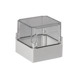 Kapsling Cubo S, med transparent lock, släta sidor