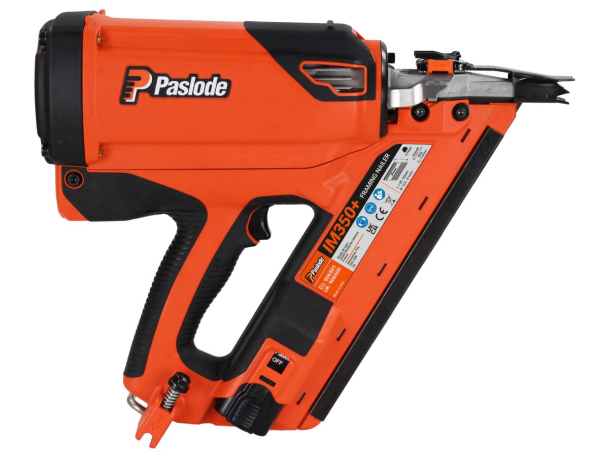 Spikpistol Paslode IM350+ - SPIKVERKTYG PASLODE IM350+ GASDRIVET FÖR 34° 50-90MM SPIK