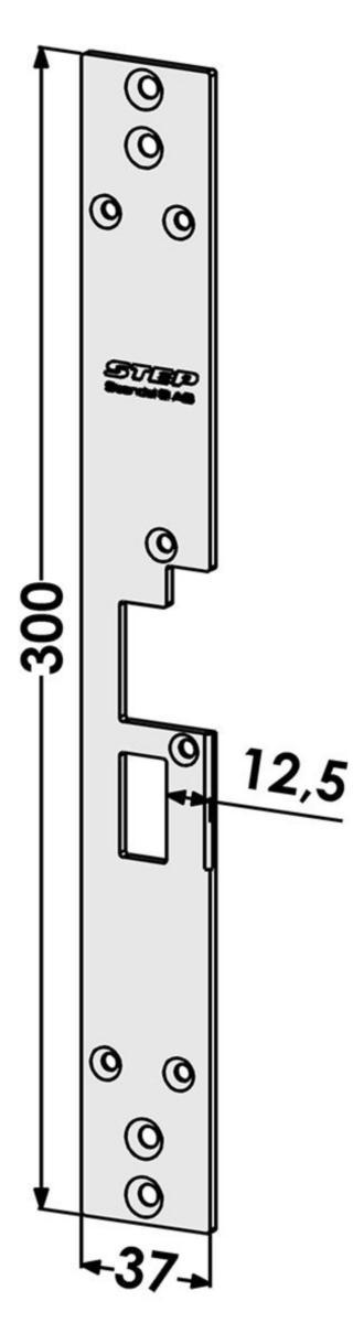 Montagestolpe Wicona Wicstyle 65 aluminiumprofilsystem till STEP 18 Secure - STOLPE PLAN 18 ST1801-A ST1801-A