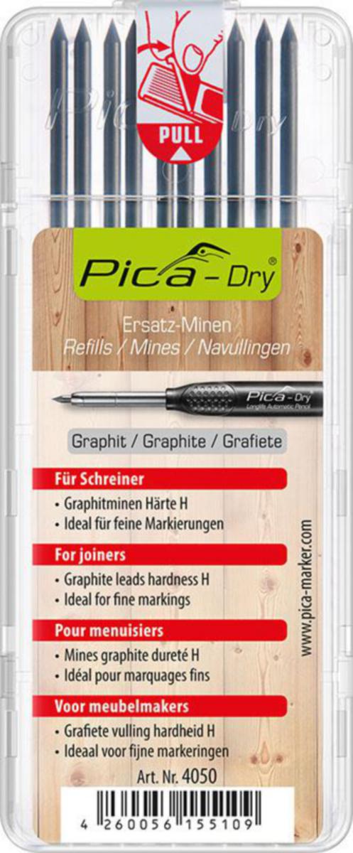 Refill Pica DRY Refill-Set (10) - REFILL MÄRKPENNA PICA DRY GRAFIT 10ST