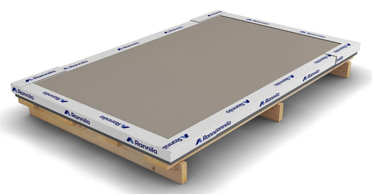 TSP 2000x1250x0.6, Rannila - TSP HC50 2000X1250X0.6 SVART RAL 9017 RANNILA
