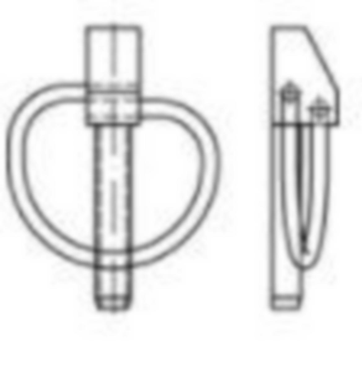 Snap ring Zinc-plated DIN 11023 - SPRING RING STEEL FZB DIN 11023 4.5X42 TRACTOR SPRINT