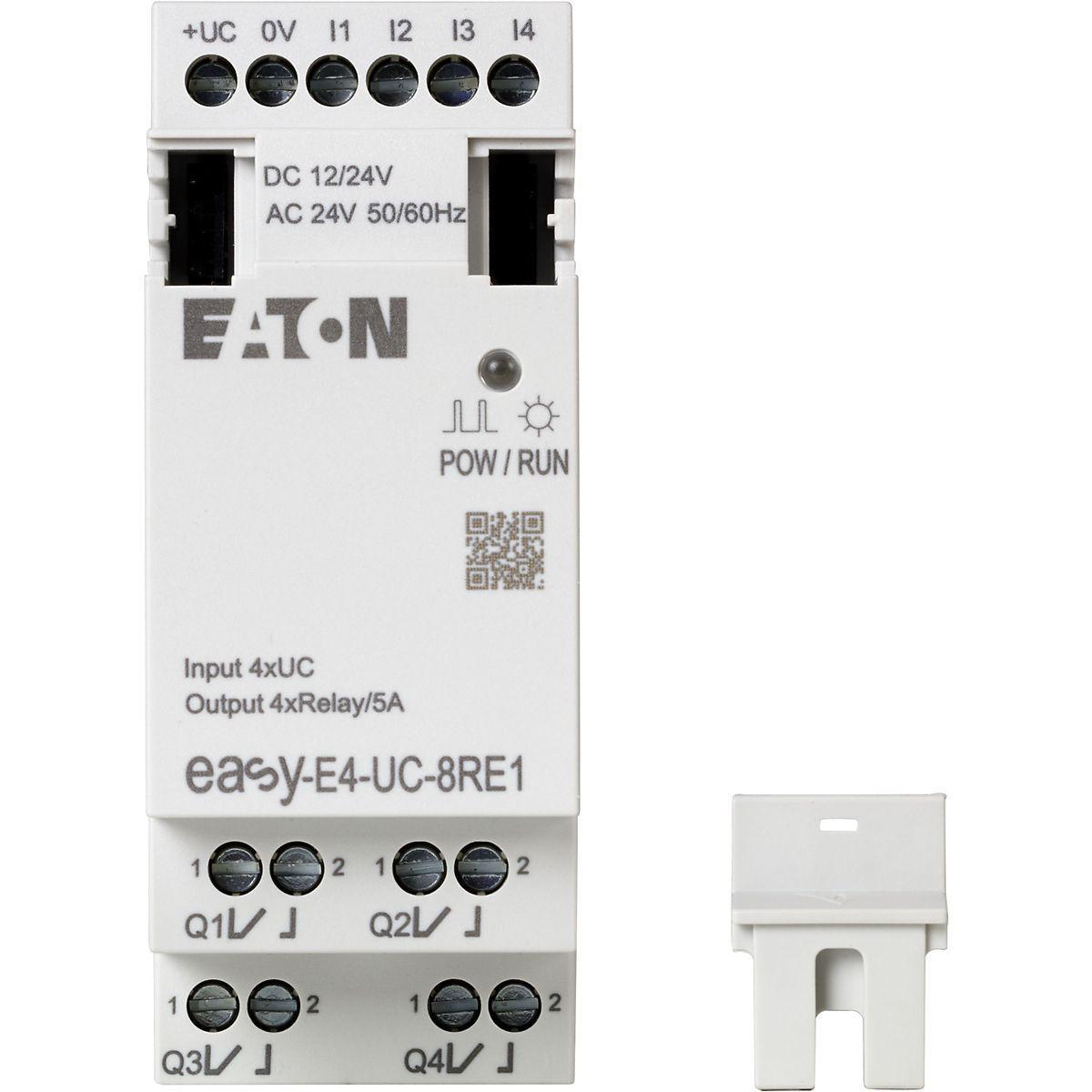 Flerfunktionsrelä Easy-E4 - RELÄ. FLERFUNK 24V DC EASY-E4-DC-12TCX1